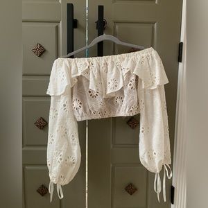 For Love and Lemon crop top